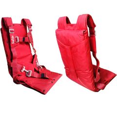 Para-Phernalia Long Parachute, Red, Conventional Harness