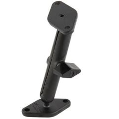 RAM MOUNTS RAM-A-101U-B Double Ball Diamond Plate Mount - A Size Long