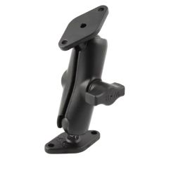 RAM MOUNTS RAM-B-102U Double Ball Diamond Plate Mount - B Size Medium