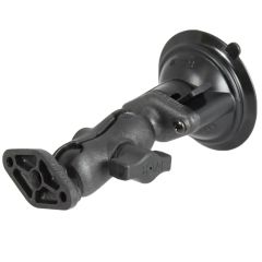 RAM MOUNTS RAP-B-166U-A Twist-Lock Suction Cup Double Ball Mount - Short