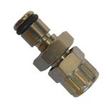 CPC Compression Fitting for 1/4" Tube - Chrome Plated Brass