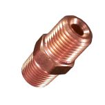 1/8" Male - Male Brass Adapter