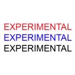 2" "EXPERIMENTAL" Vinyl Decal