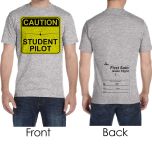 Glider First Solo T-Shirt Front and Back