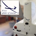 It's A Glider Of Course - Trailer Decal