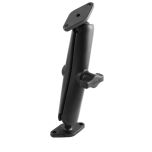 RAM MOUNTS RAM-B-102U-C Double Ball Diamond Plate Mount - B Size Long