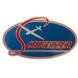 Schweizer Red / Blue Decal