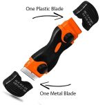 Mini Razor Scraper with Plastic Blade