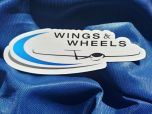 Wing and Wheels Sticker