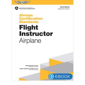 ASA ACS: Flight Instructor, Airplane (eBook)