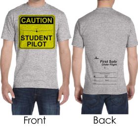Glider First Solo T-Shirt Front and Back