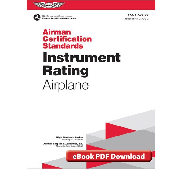 ACS-8C-PD ASA ACS: Instrument Rating - Airplane eBook