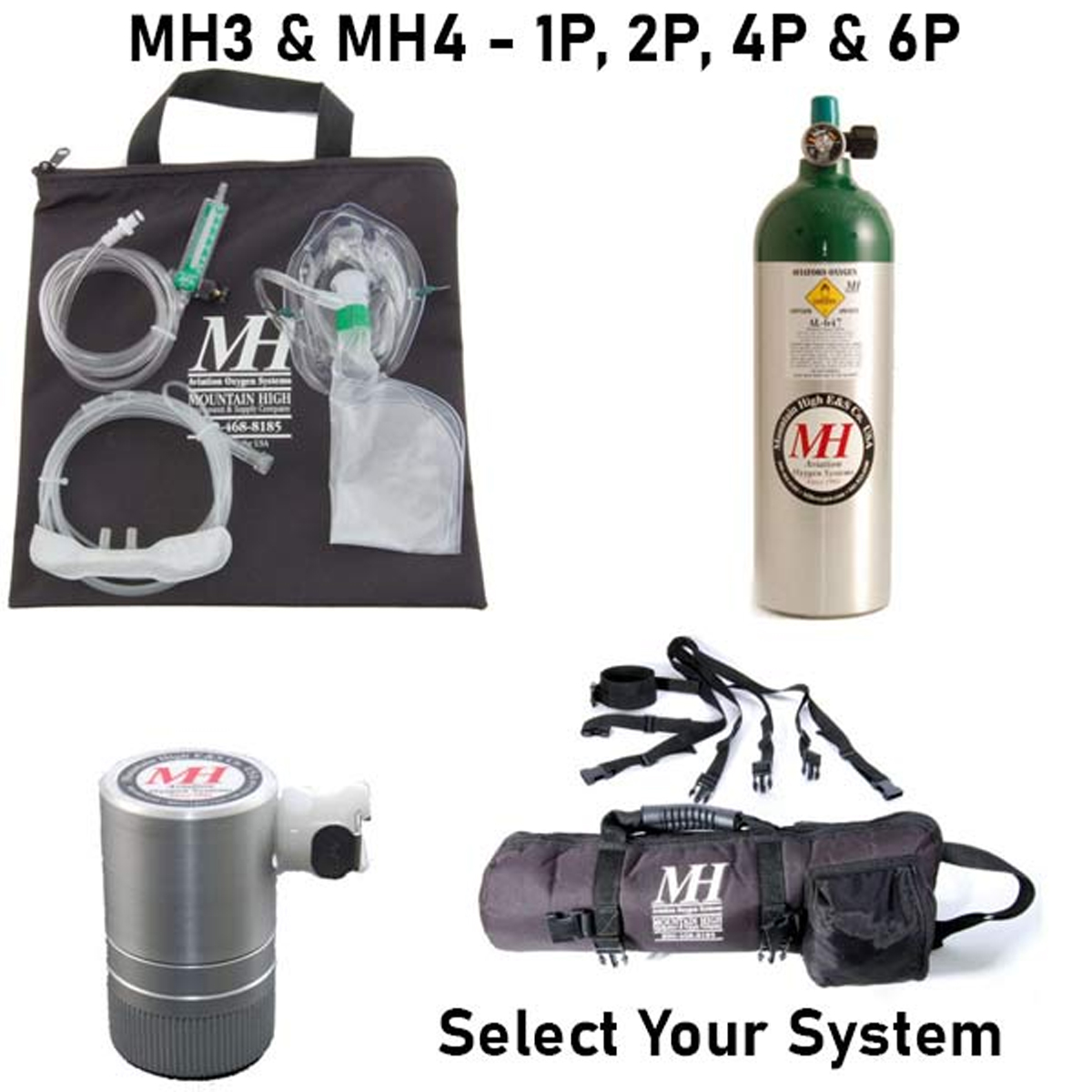 00XCP-0001 MH XCP (Constant Flow) Portable Oxygen System General