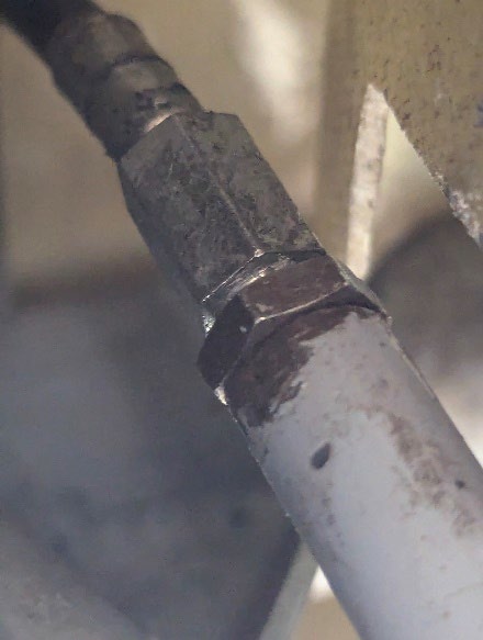 The cable is maximally loose
